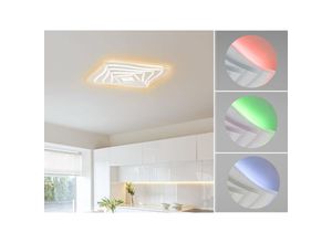 4003694212304 - Led Deckenleuchte hero Weiß mit Fernbedienung dimmbar Tageslicht & rgb 50x50cm