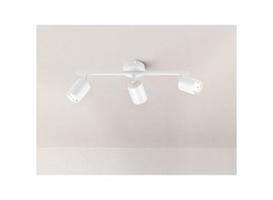 4003694213547 - Fischer&honsel - Deckenleuchte Deckenstrahler Wohnzimmerleuchte Metall Weiß led Spots beweglich