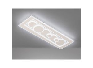 4003694214131 - Fischer&honsel - led Deckenleuchte ratio Weiß mit Fernbedienung dimmbar & Tageslicht 90cm lang