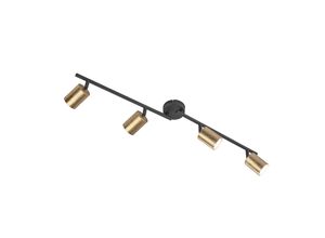 4003694214391 - FISCHER & HONSEL LED-Deckenstrahler Vano blattgold vierflammig