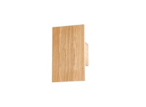 4003694305761 - Fischer&honsel - led Wandleuchte shine wood Holz rechteckig Up and Down 15x25cm