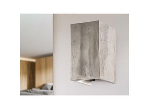 4003694305808 - Led Wandleuchte cog Silber Antik rechteckig Up and Down 10cm breit