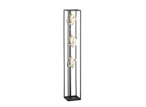 4003694402866 - Stehleuchte Standlampe Designleuchte LED Dimmer 3-Stufen Schwarz Gold H 130 cm