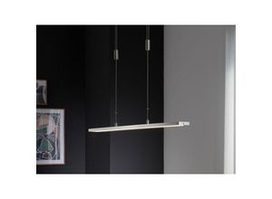 4003694609951 - LED Pendelleuchte METZ Silber höhenverstellbar & dimmbar Länge 90cm