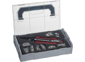 4003758338223 - 338-22 Presszange Inkl Spannungsprüfer Inkl Aderendhülsensortiment im Koffer - NWS