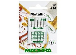 4003760994516 - MADEIRA Maschinensticknadeln Metallic Stärke 90 Inhalt 5 Stück