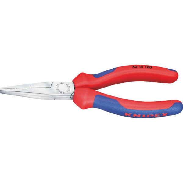 4003773001881 - KNIPEX 30 15 190 Langbeckzange mit Mehrkomponenten-Hüllen verchromt 190 mm