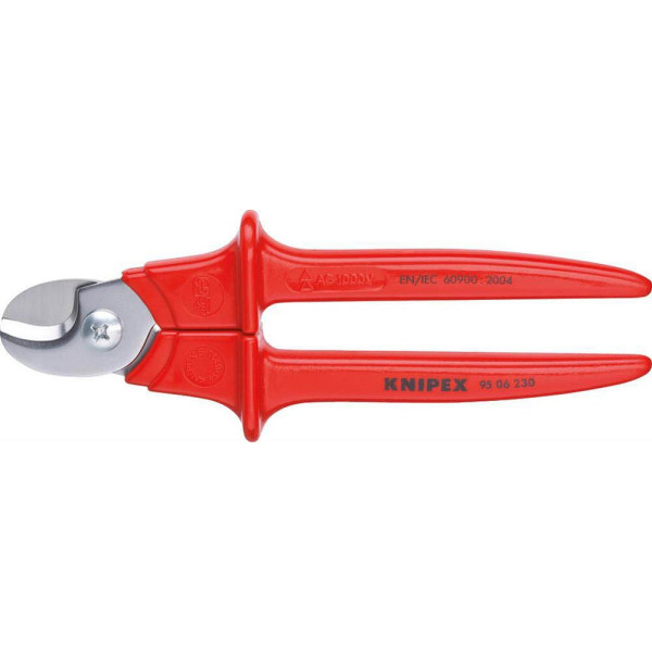 4003773006305 - Knipex-Werk 95 06 230 VDE-Kabelschere Geeignet für (Abisoliertechnik) Alu- und Kupferkabel ein- und mehrdrähtig 16 mm 50 mm² 1