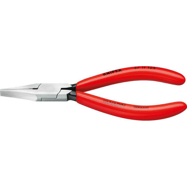 4003773014287 - KNIPEX Flachzange 37 11 125 Kunststoffabdeckung 27 mm Silber Rot Werkzeugstahl