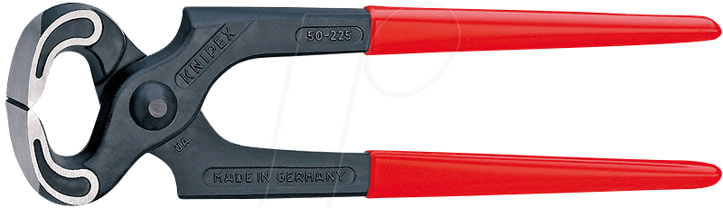 4003773016052 - 50 01 210 Kneifzange din iso 9243 Gesamtlänge 210 mm Griffart mit Kunsts - Knipex