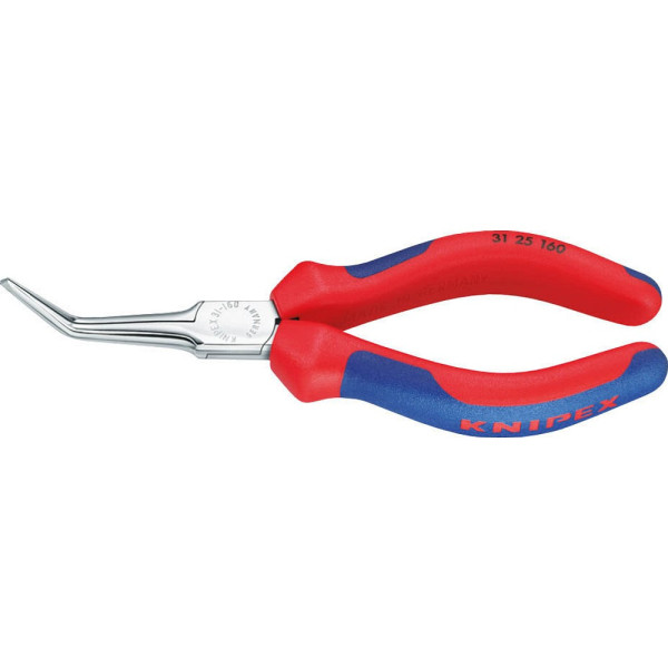 4003773016489 - KNIPEX Nadelzange 31 25 160 Kunststoffabdeckung 55 mm Blau Rot Chrom Vanadium Elektrostahl