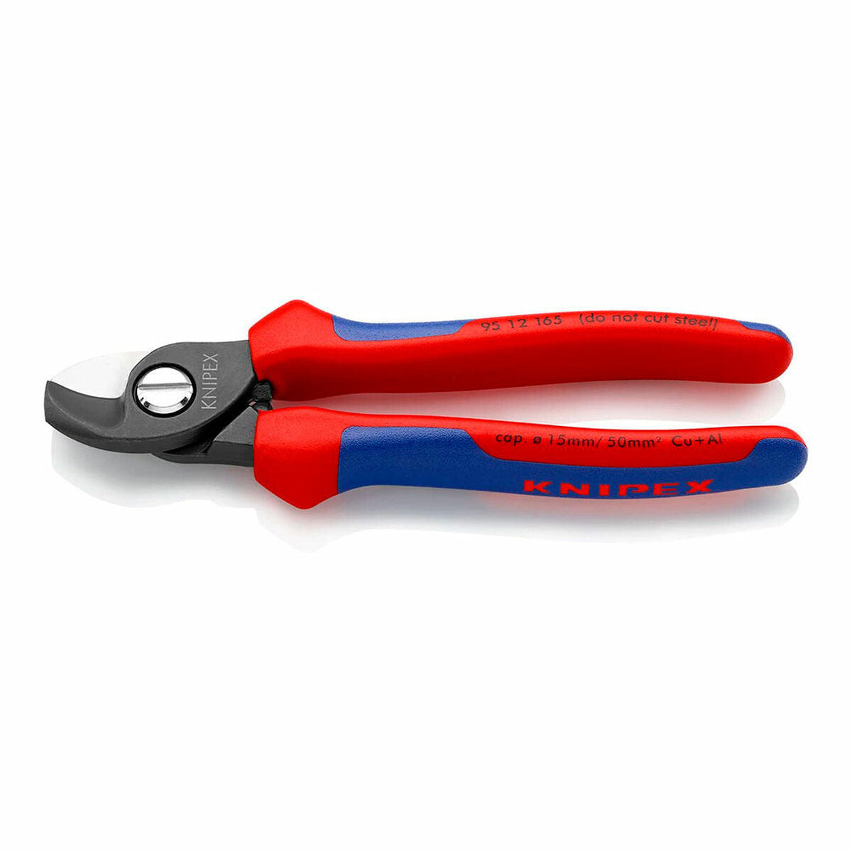 4003773029182 - Knipex-Werk 95 12 165 Kabelschere Geeignet für (Abisoliertechnik) Alu- und Kupferkabel ein- und mehrdrähtig 15 mm 50 mm² 0