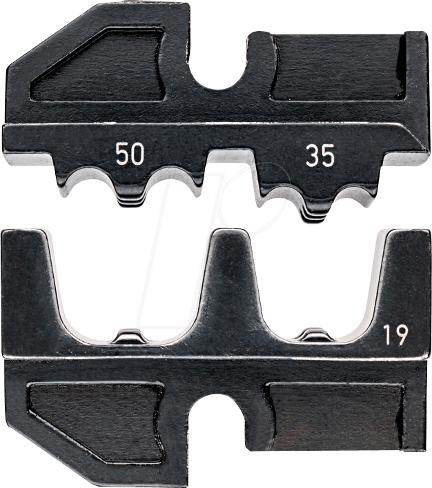 4003773030898 - Knipex-Werk 97 49 19 Crimpeinsatz Aderendhülsen 35 bis 50 mm² Passend für Marke (Zangen) 97 43 200 97 43 E 97 43 E AUS 97 43 E UK 97 43 E US