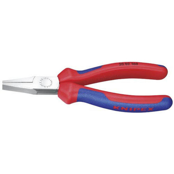 4003773035008 - 20 02 160 Flachzange mit Mehrko schwarz atra 160 mm - Knipex