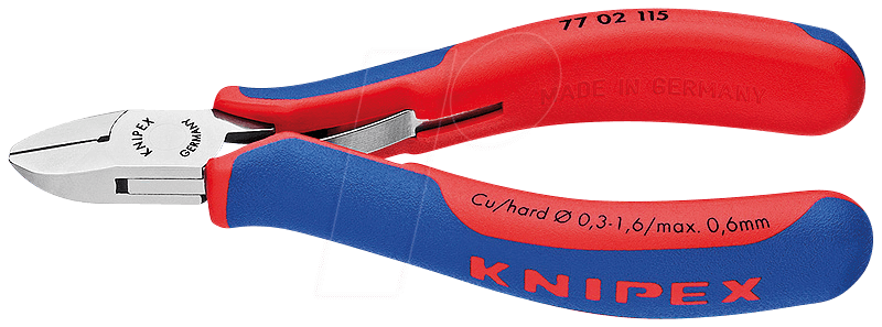 4003773039341 - Knipex-werk Cgustav Putsch Kg - Elektronikseitenschneider L130mm Form 0 Facette ja 2K-Hülle spiegelpolKNIPEX