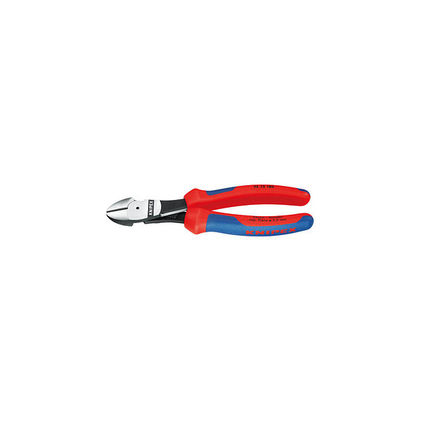 4003773065111 - 74 12 160 Kraft-Seitenschneider Mehrko-Hülle schwarz atram 160 mm - Knipex