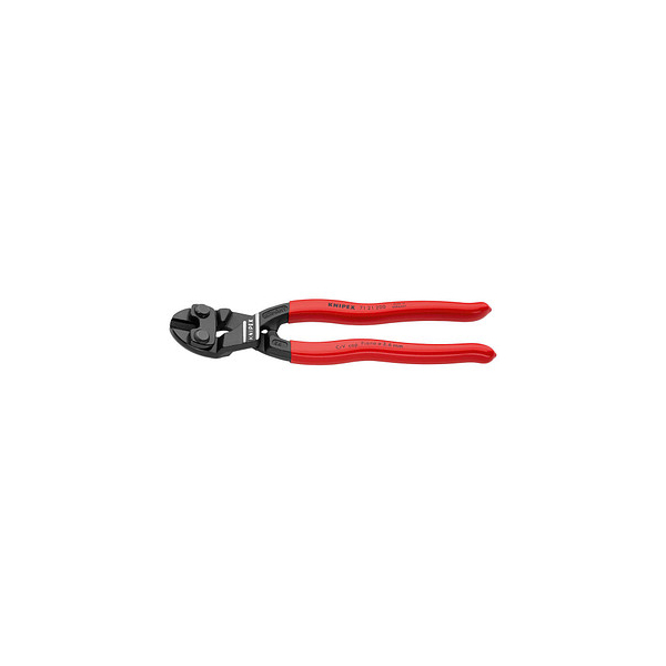 4003773066866 - Kompaktbolzenschneider CoBolt® Länge 200 mm Kunststoffüberzug 20 ° 36 mm ohne Aussparung weich 6 mm mittel 52 mm hart 4 mm - Knipex