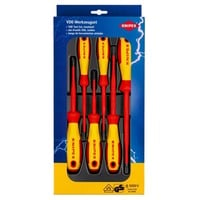 4003773082538 - Vde Schraubendreher-Set 6teilig Schlitz Kreuzschlitz Phillips (00 20 12 V02) (00 20 12 V02) - Knipex