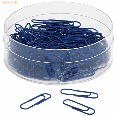 4003801008882 - Büroklammern 27mm kunststoffummantelt VE=140 Stück blau 4003801008882 - Büroklammern 27mm kunststoffummantelt VE=140 Stück blau