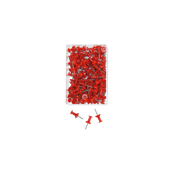 4003801015286 - 100 Pinnnadeln Diabolo rot Pinnnadeln 4003801015286 WEDO