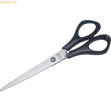 4003801018744 - Büroschere Edelstahl rostfrei 16cm schwarz 4003801018744 WEDO