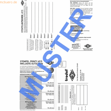 4003801732022 - Ersatzgutschein Stempelplattefür 4915