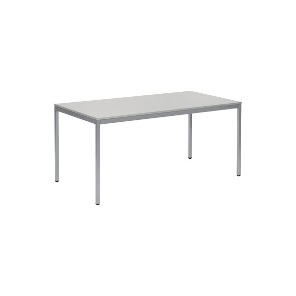 4003969023864 - Konferenztisch Line 810004181 72cm (H) 160x60cm (BxT) rechteckig lichtgrau   silber 4003969023864 Soennecken
