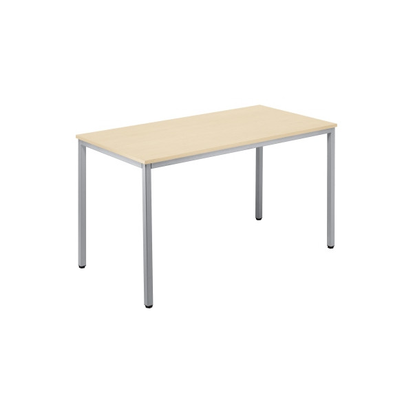 4003969023949 - Konferenztisch Line 810003879 72cm (H) 120x70cm (BxT) rechteckig ahorn   silber 4003969023949 Soennecken