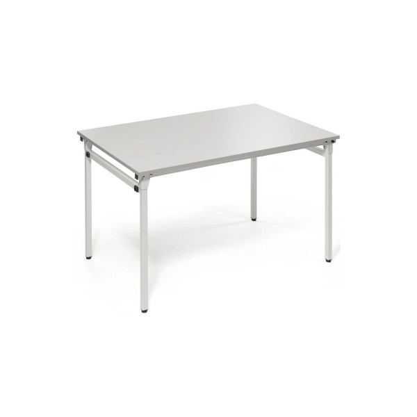 4003969056619 - Klapptisch 810010981 72cm (H) 120x80cm (BxT) rechteckig lichtgrau   silber 4003969056619 Soennecken