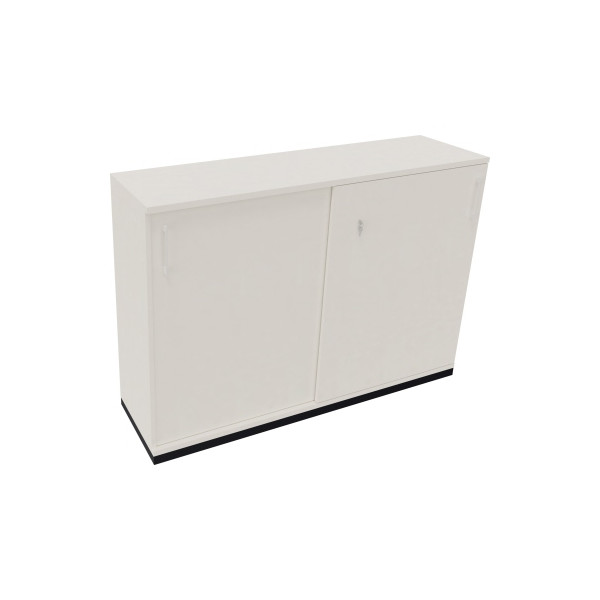 4003969070424 - Schiebetürenschrank 3OH B1600xT442xH1133mm an Diamant Weiß 4003969070424 Soennecken