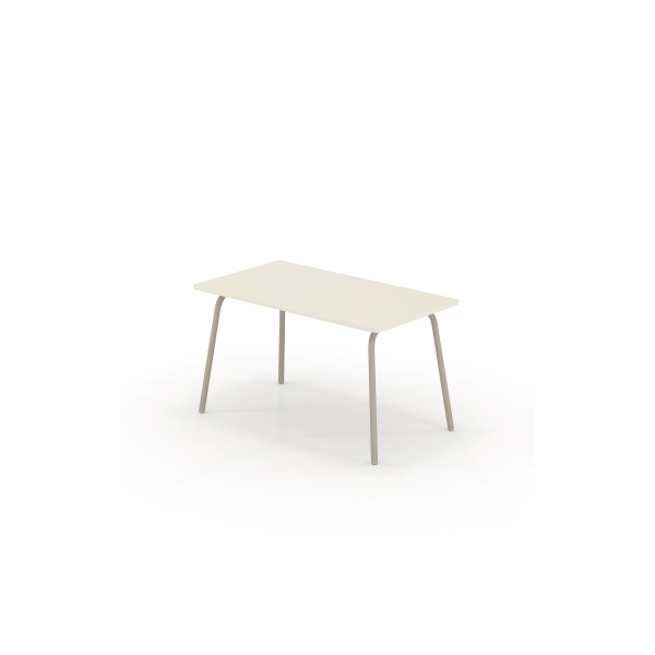 4003969123892 - Schreibtisch selab work & meet desk 815020301 65-130cm (H) 140x80cm (BxT) rechteckig weiß   beige 4003969123892 Sedus