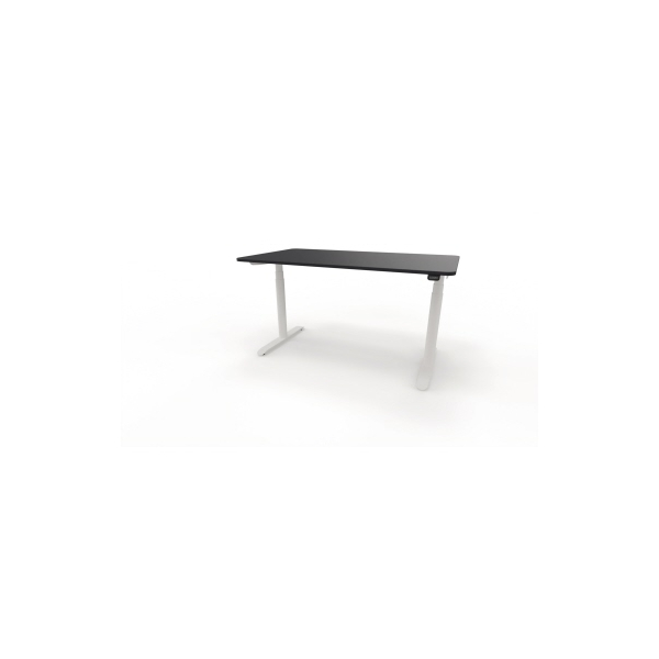 4003969124202 - Sitz-Steh-Schreibtisch selab e-desk 815018790 elektrisch höhenverstellbar 65-128cm (H) 140x90cm (BxT) rechteckig schwarz   