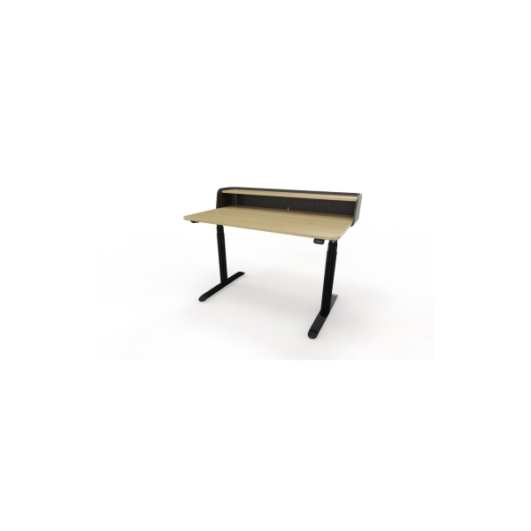 4003969124448 - Sekretär sedesk home 815024272  120x70cm (BxT) rechteckig eiche   Schwarz 4003969124448 Sedus