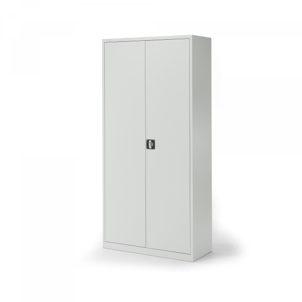 4003969166813 - Flügeltürenschrank 820206081 abschließbar 5 OH lichtgrau 92x195x42cm (BxHxT) 4003969166813 Soennecken