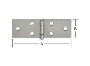 4003984020374 - Pferd - Vormann gerolltes breites Tischband Edelstahl 80x28x10 mm