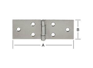 4003984020381 - Pferd-werkzeuge - Vormann gerolltes breites Tischband Edelstahl 100x32x12 mm