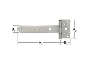 4003984180566 - Vormann - Kreuzgehänge leicht 200 90 x 33 50 mm Scharniere
