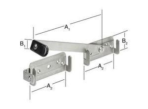 4003984180634 - Doppeltorüberwürfe 250 115 x 25 55 mm Riegel - Vormann