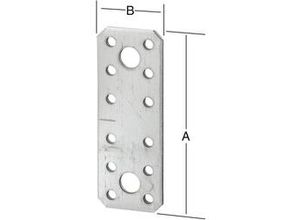 4003984212120 - Vormann - Flachverbinder 96 x 35 mm 40 Stück Holzverbinder Lochplatte Verbindungsblech