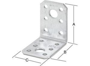 4003984212182 - Vormann Winkelverbinder sendzimir verzinkt 50 x 50 x 35 mm