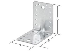 4003984212236 - Vormann Schwerlast-Winkelverbinder sendzimir verzinkt 90 x 90 x 65 mm