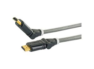 4004005011319 - AINSTEIN High-Speed HDMI Kabel mit Ethernet 10m schwenkbar 360° HDMI Stecker 360° HDMI Stecker