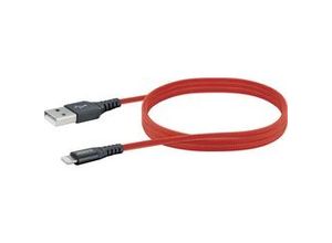 4004005031102 - Sync und Ladekabel 12 m Apple Lightning feuerrot - Schwaiger