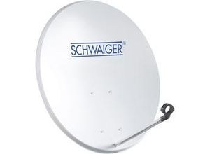 4004005037708 - Satelittenspiegel Stahl Offset Antenne ø 55cm hellgrau Satellitenschüsseln - Schwaiger