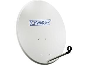 4004005037715 - Satelittenspiegel Stahl Offset Antenne ø 72 cm hellgrau SAT-Anlage - Schwaiger