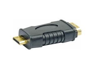 4004005176230 - Hdmi® Adapter HDMM01 533 Buchse-Mini Stecker schwarz 1x hdmi   1x Mini hdmi HDMI-Kabel & Stecker - Schwaiger