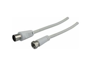 4004005203530 - SAT Antennen Adapter Kabel KVCK173 532 (75dB) F IEC weiß 30m 1x F Stecker   1x IEC Buchse Antennen &