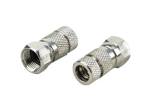 4004005503661 - Schwaiger Gmbh - Schwaiger f Stecker FSW7002 531 Wetterschutz 2x f Aufdrehstecker mit Dichtung für Kabel mit 7mm Durc F-Stecker