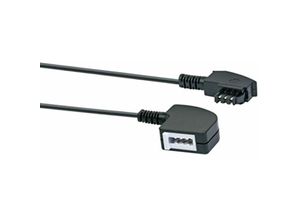 4004005504446 - Telefon Verlängerungskabel TVL6222 533 TAE (F) schwarz 100m 1x TAE (F) Stecker 1x TAE 4004005504446 - Telefon Verlängerungskabel TVL6222 533 TAE (F) schwarz 100m 1x TAE (F) Stecker 1x TAE