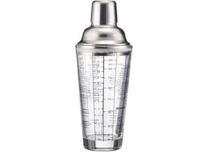 4004094021985 - WESTMARK Cocktail Shaker Sam Glas 400 ml silberfarben|weiß